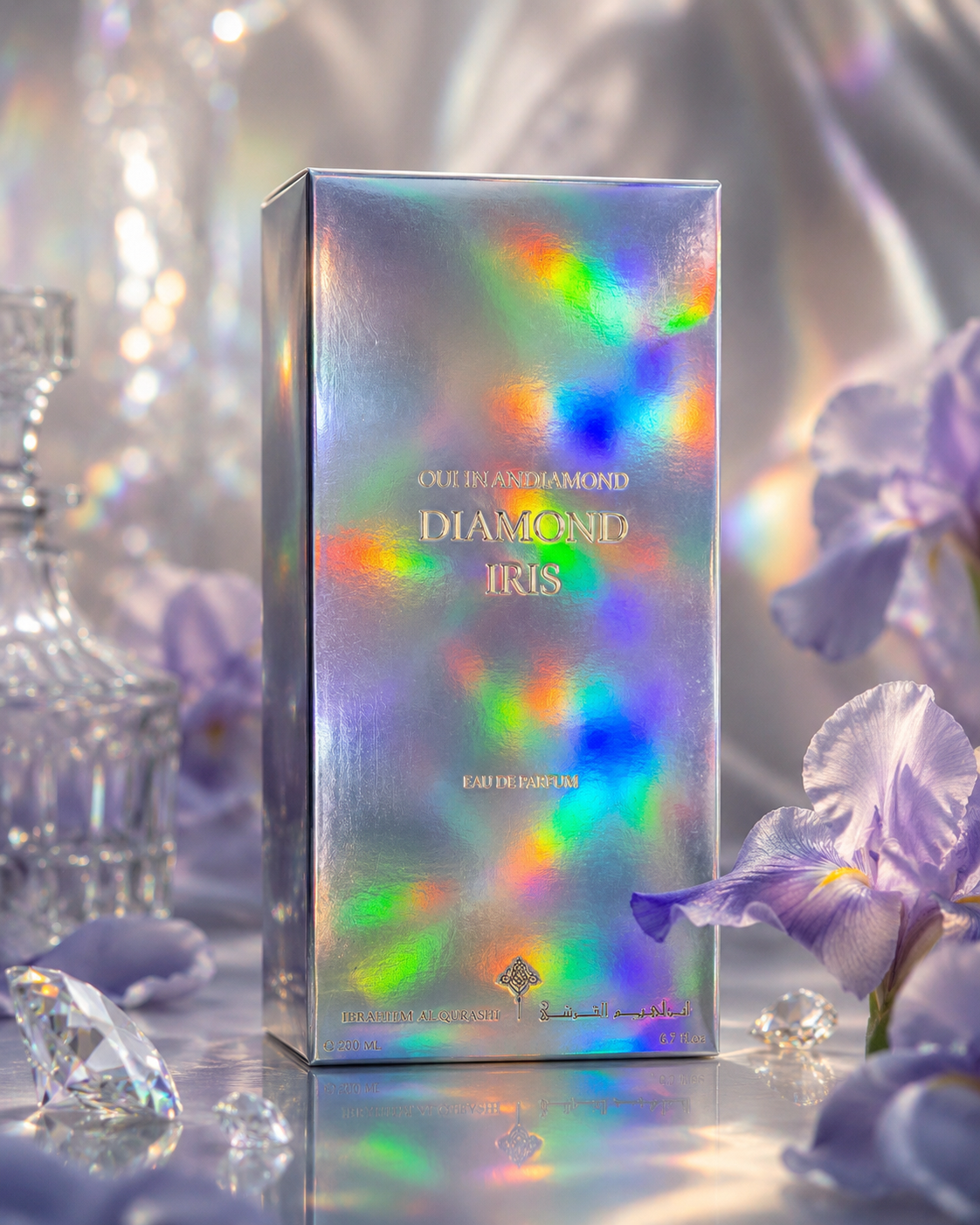 Ibrahim Al-Qurashi Golden Diamond Iris Eau de Parfum — 200 ml