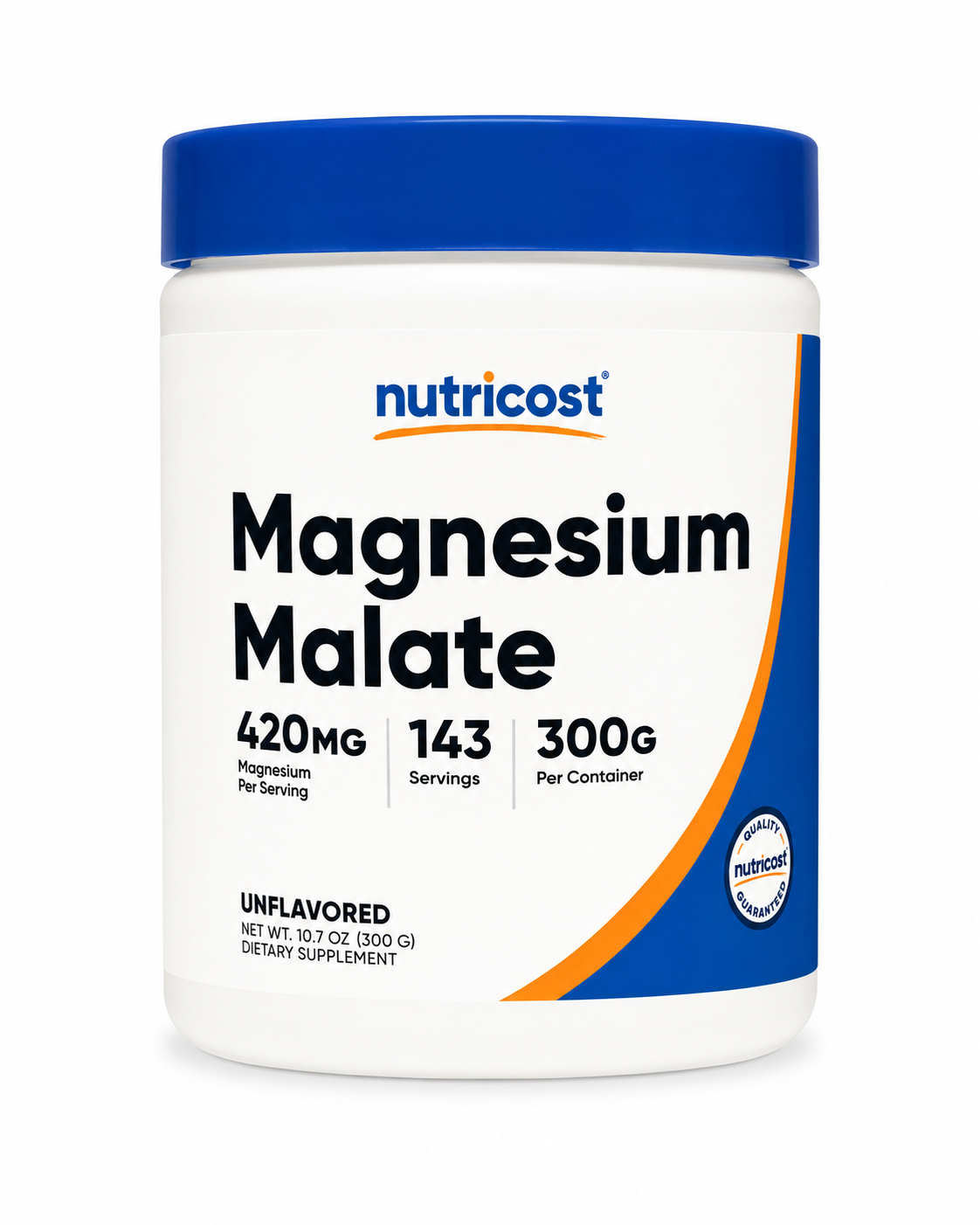 Nutricost Magnesium Malate Powder 420mg – 300g