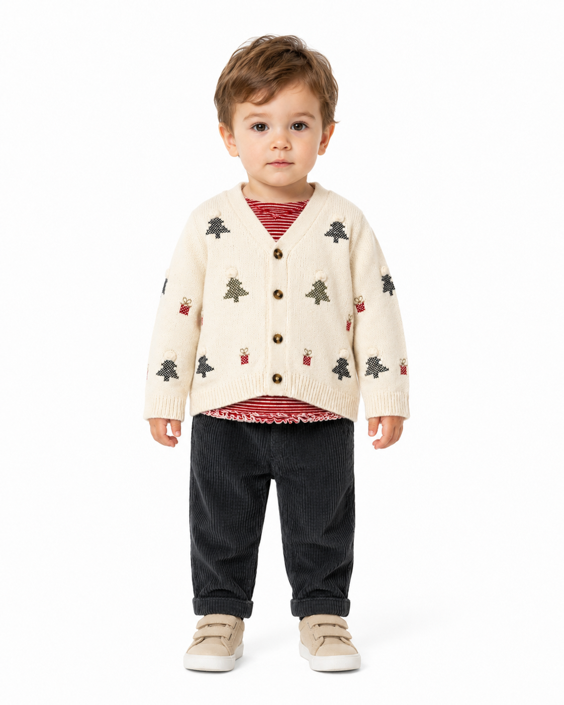 Marks & Spencer Baby Christmas Cardigan Outfit Set thumb 2