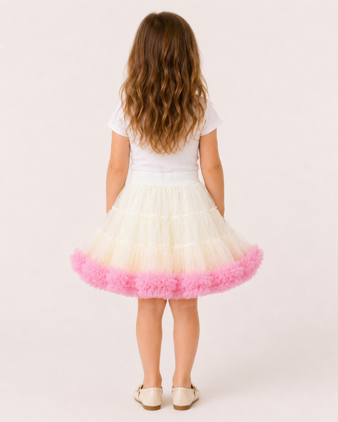 Girls Layered Tulle Ruffle Skirt thumb 3