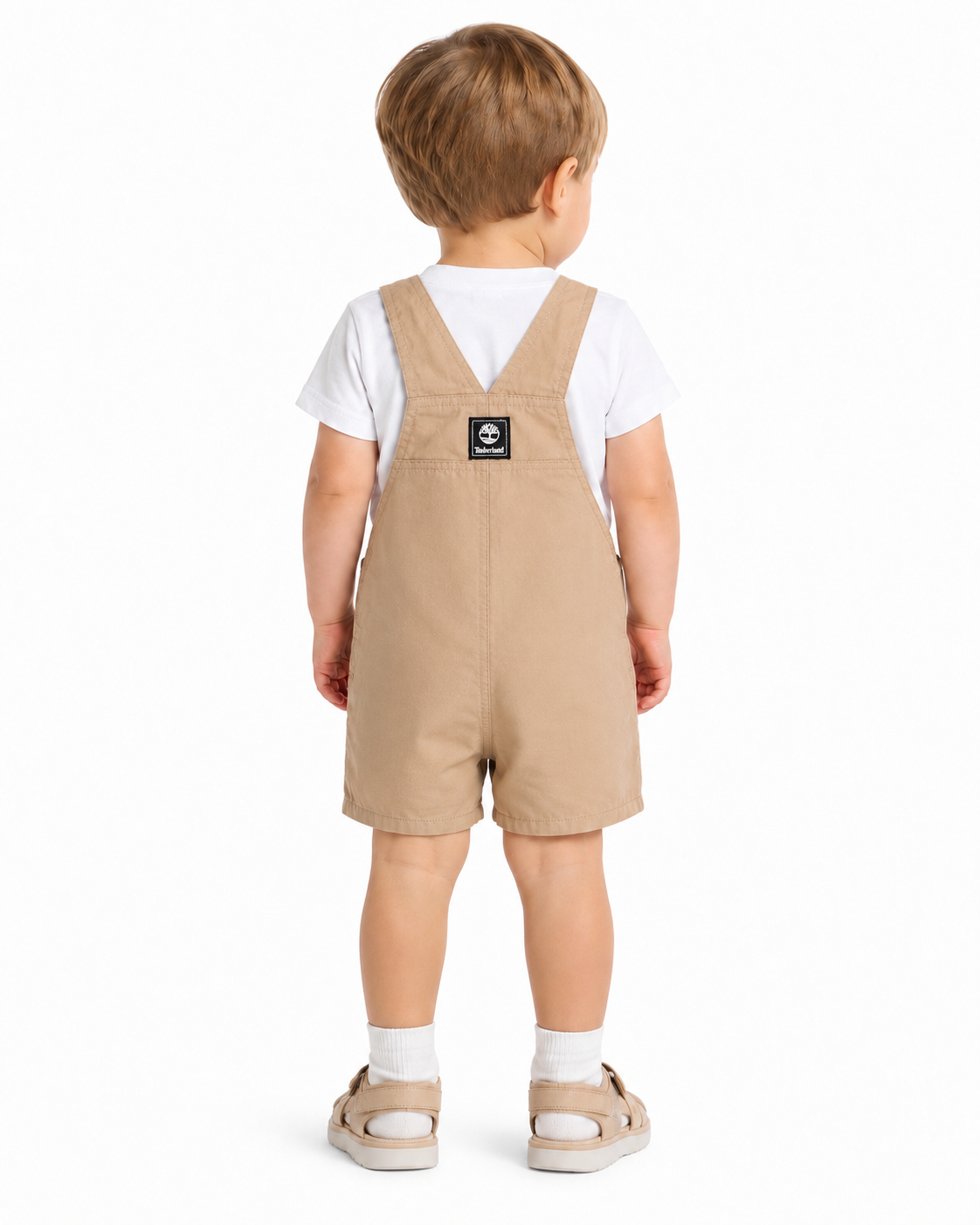Timberland Baby Boys Beige Short Dungarees thumb 2