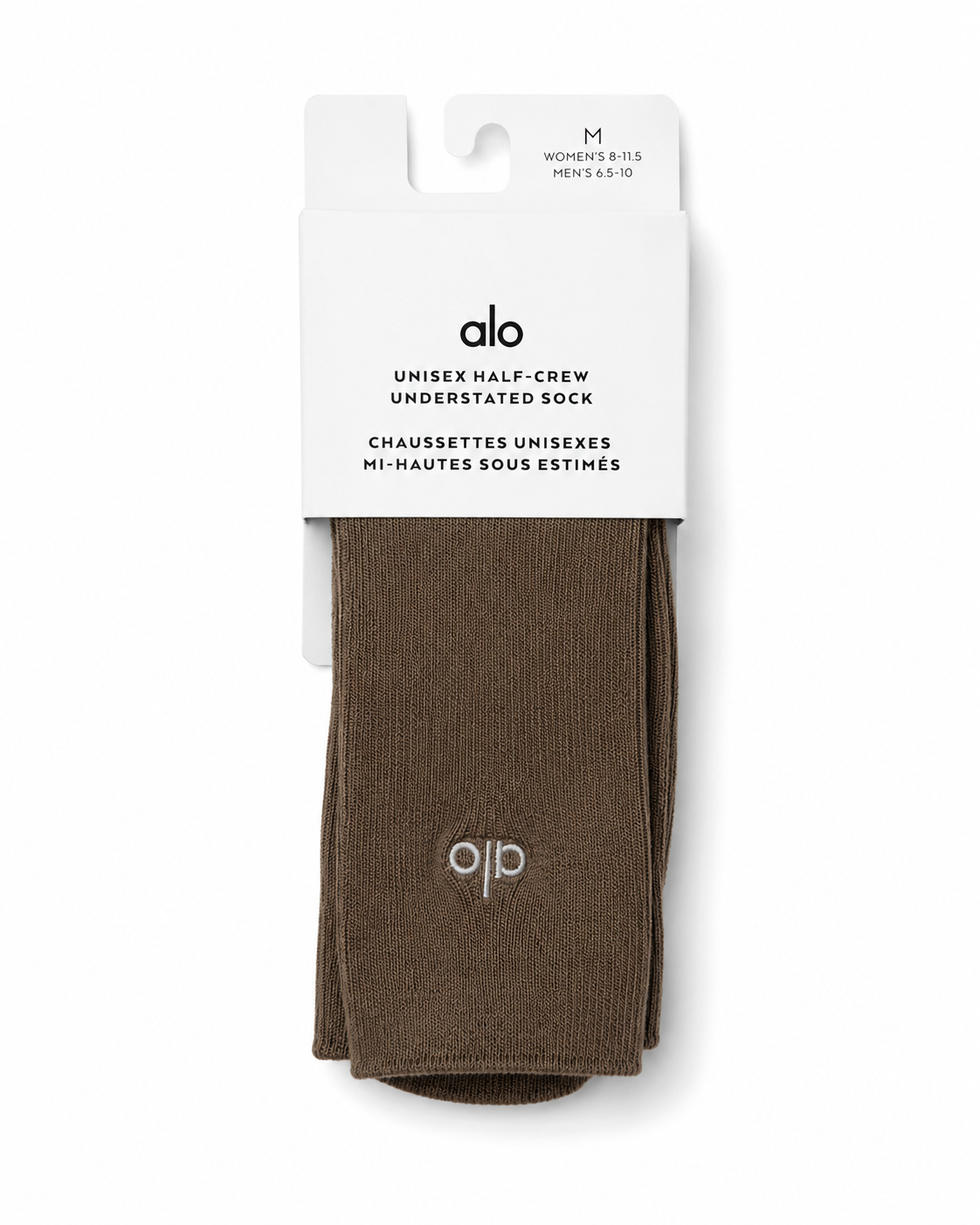Alo Yoga Unisex Half-Crew Understated Socks