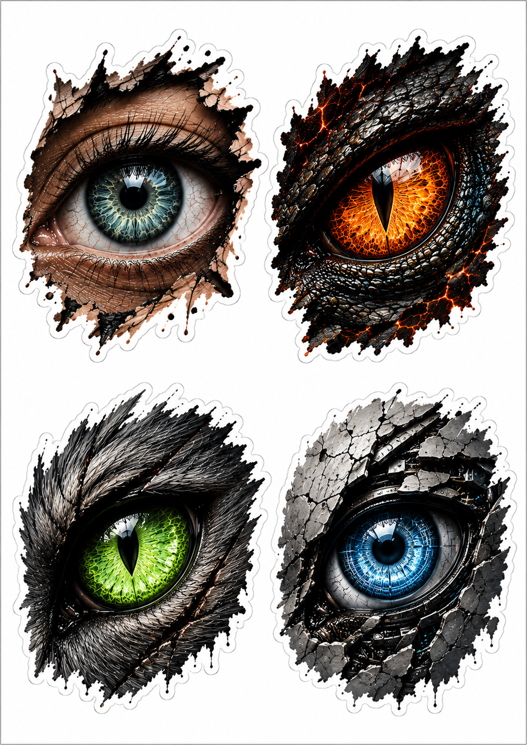 Elemental Eyes — Vol. 03 — front view — Tiny Mustard Seed