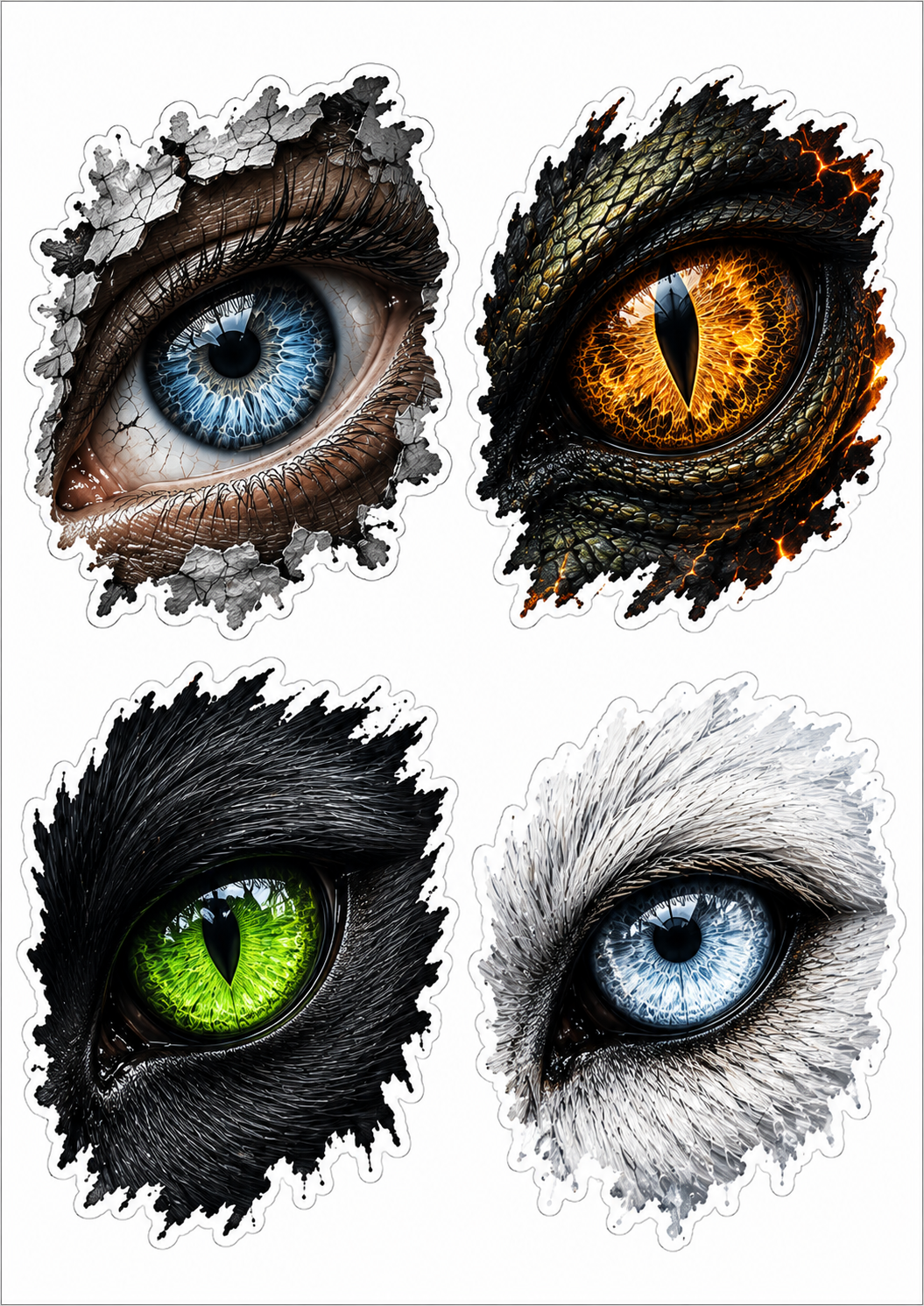 Elemental Eyes — Vol. 02 — front view — Tiny Mustard Seed