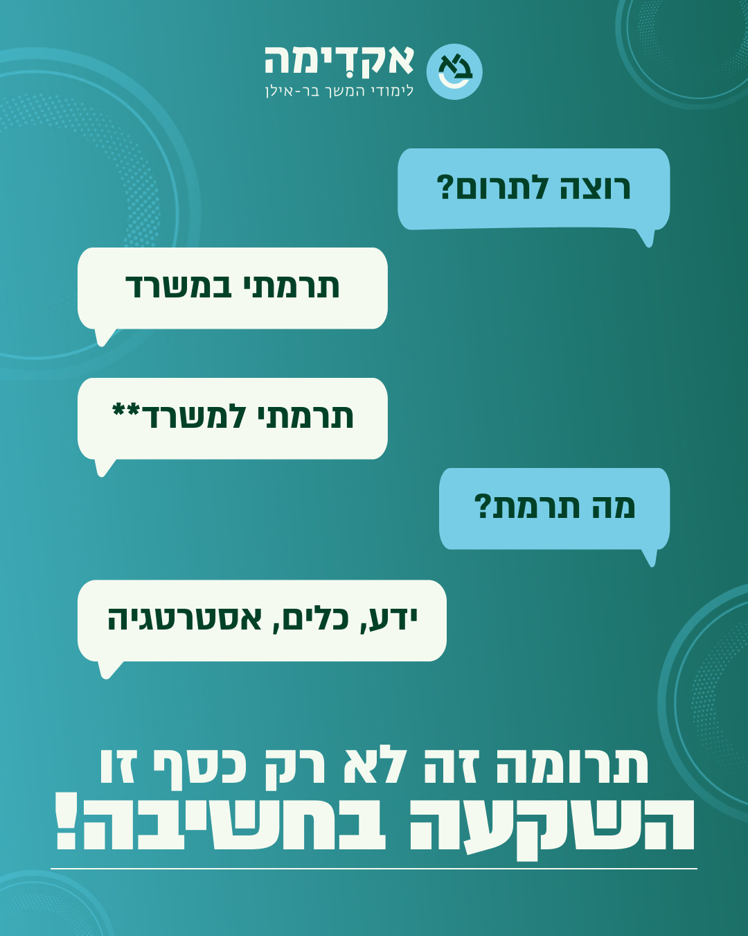 אקדימה בר אילן - 3