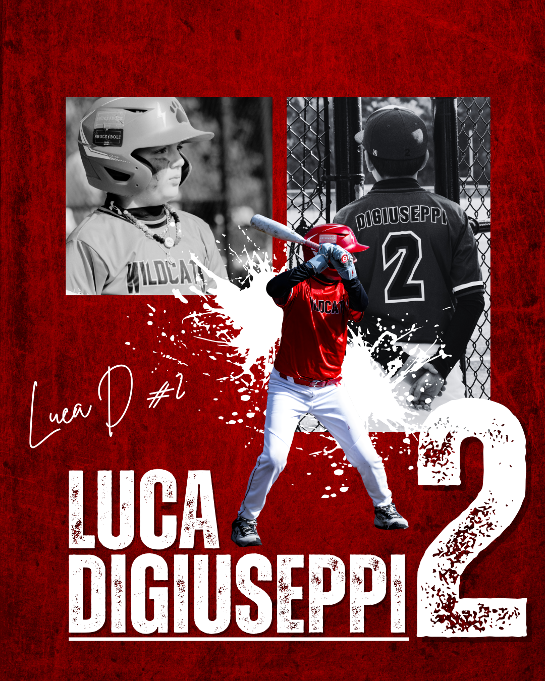 Luca Red Poster Graphic