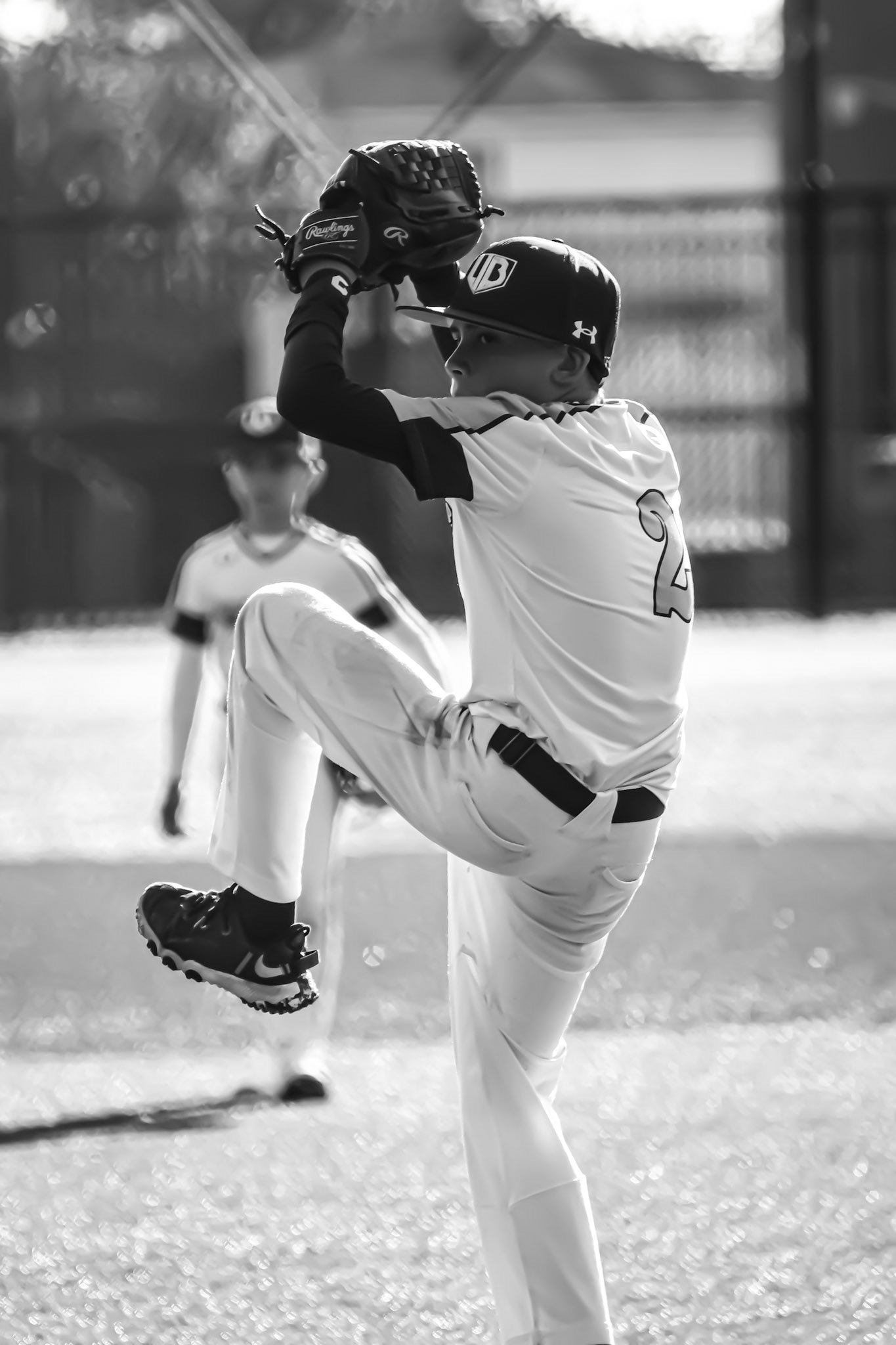 Black and White Pitcher
