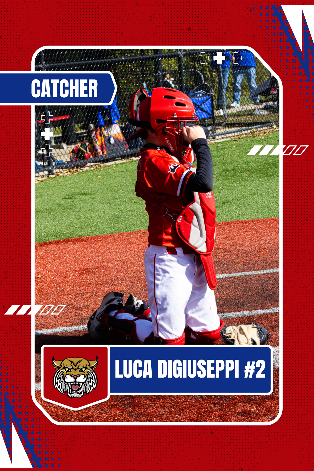 Catcher Player Card Graphic
