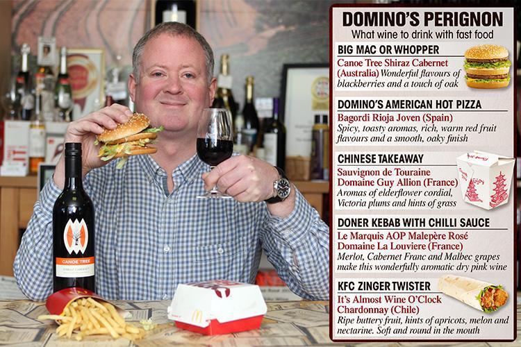 Press feature: Matt Ellis pairing wine with fast food — Domino's Pérignon