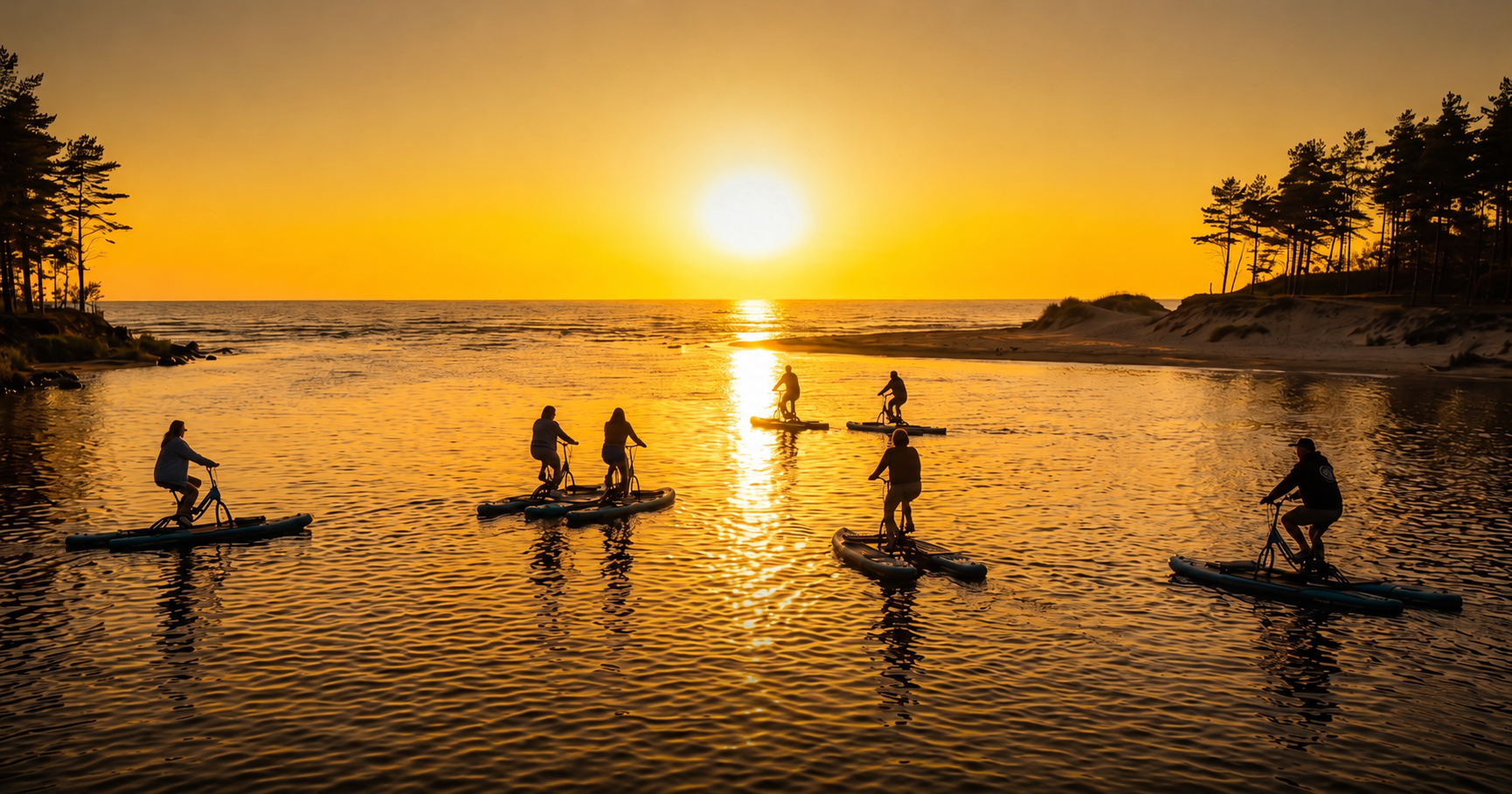 Water Bike Sunset Ride — photo 2