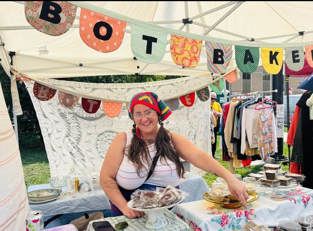Betty at BOT Bakery Booth