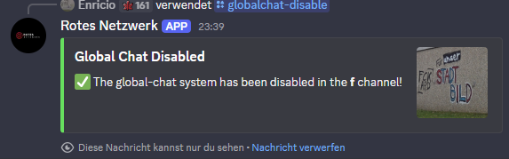 Discord Screenshot von /setup-ticket-system