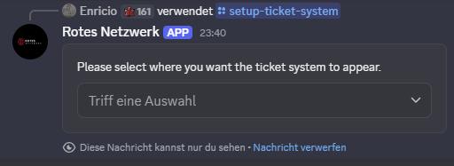 Discord Screenshot von /globalchat-disable