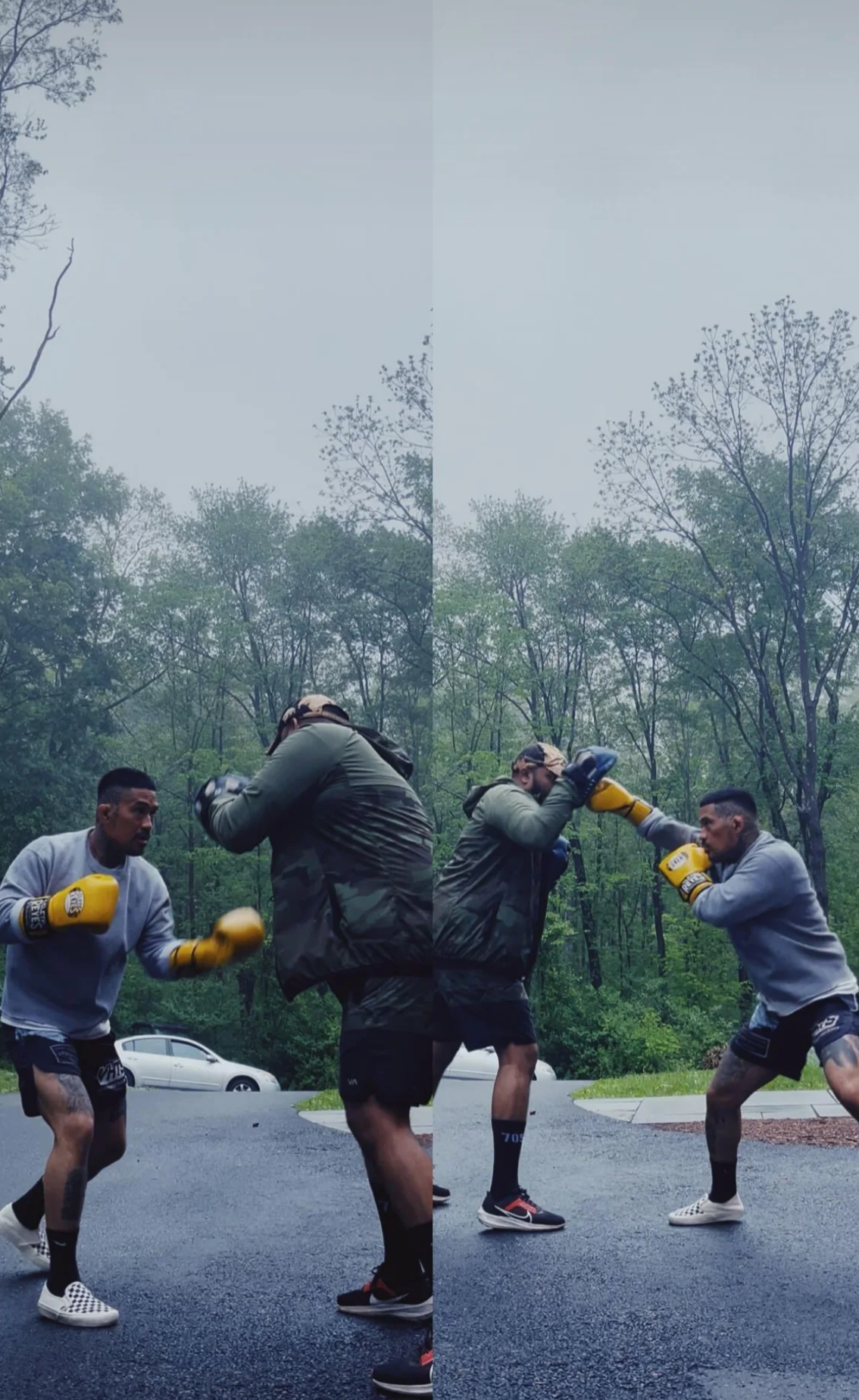 Outdoor pad work session