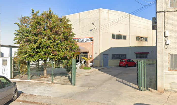 Entrada del Restaurante l'Horta en el Polígono de Pobles del Sud