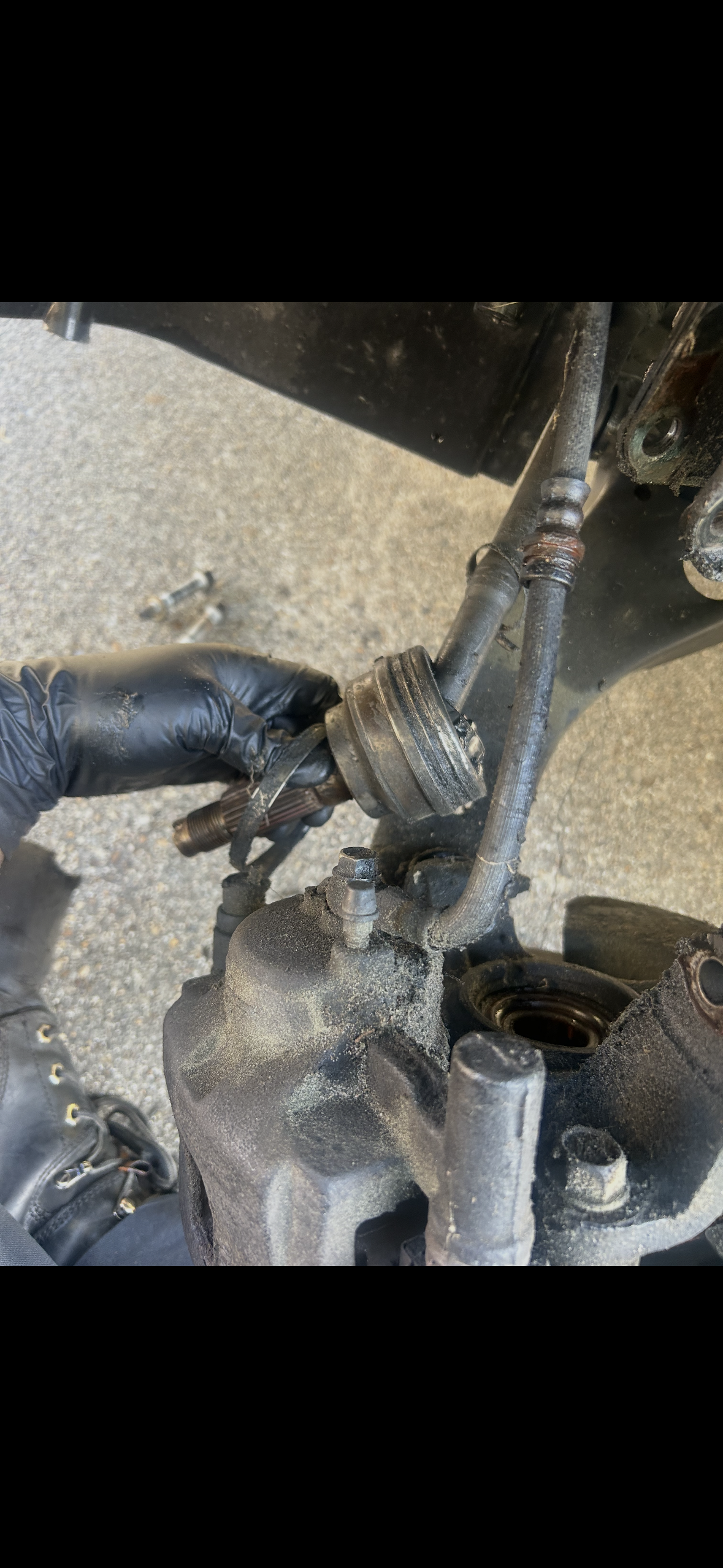 Mazda Protégé — Rear Struts & Front-Left CV Axle — photo 2