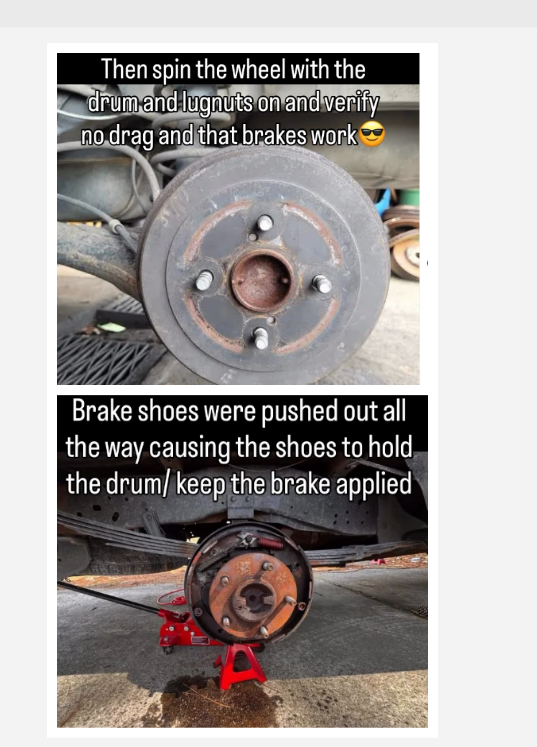 Rear Drum Brakes — Shoes, Hardware & Adjustment — photo 1