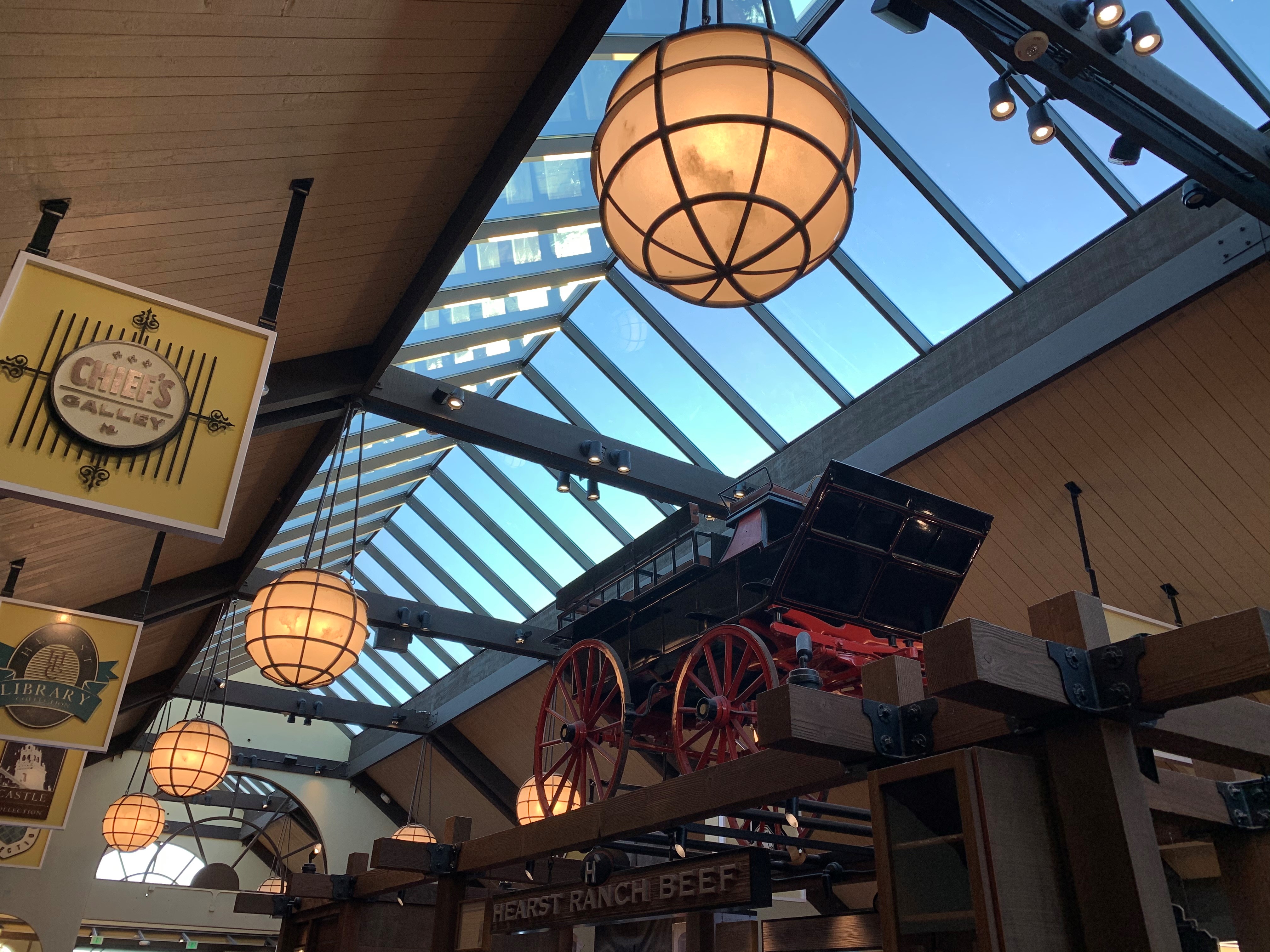 Historical Retail Feature finished skylight project