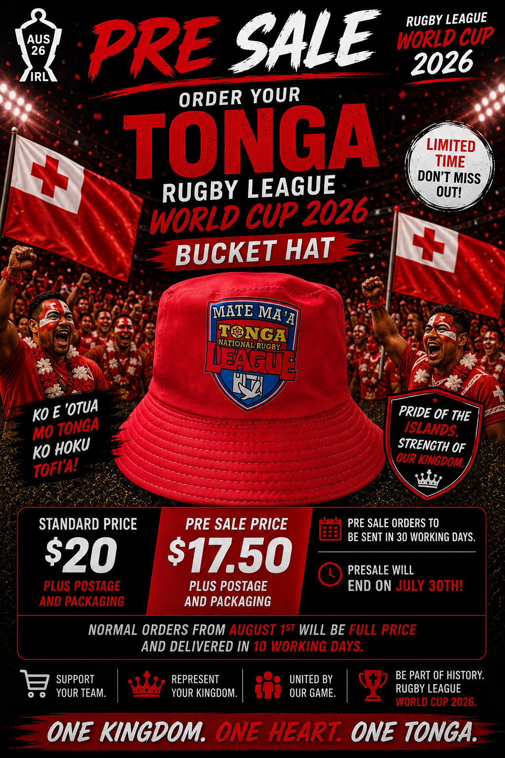 Tonga Mate Ma'a — RLWC 2026