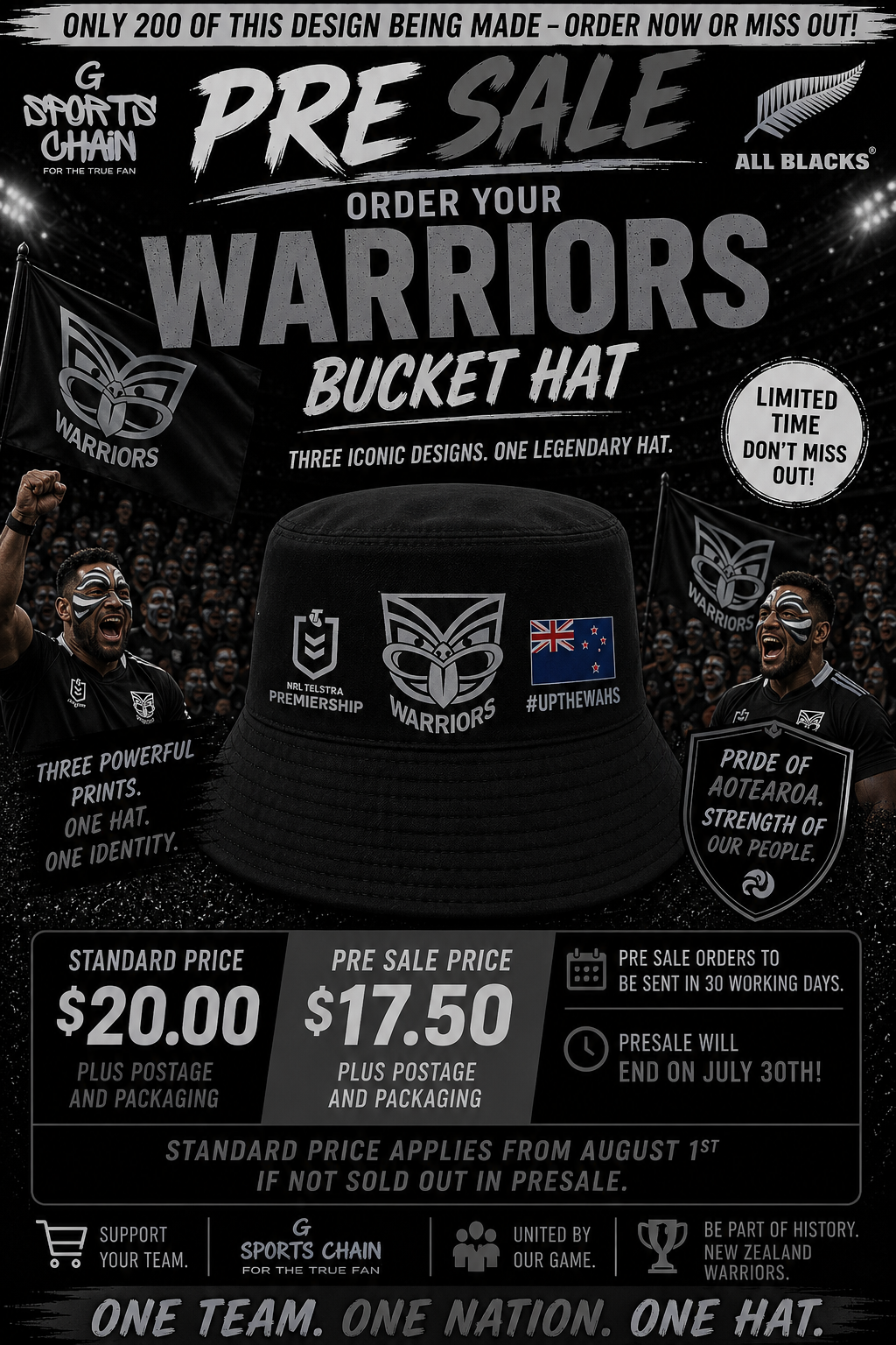 NZ Warriors — Black Edition