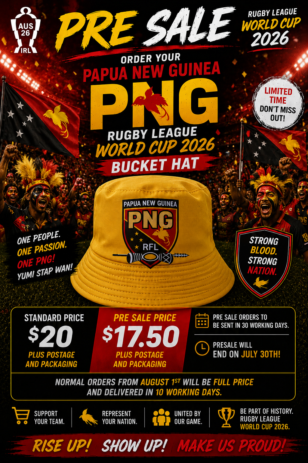 Papua New Guinea Kumuls — RLWC 2026