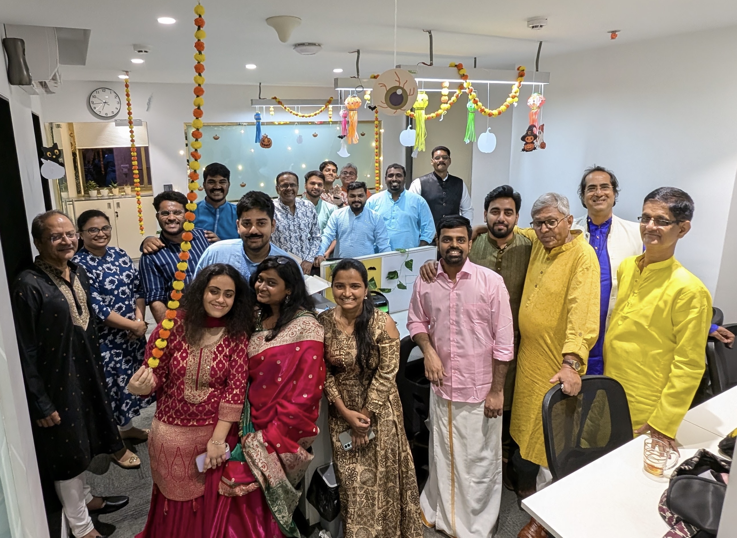 Brandintellé Diwali celebration at the office