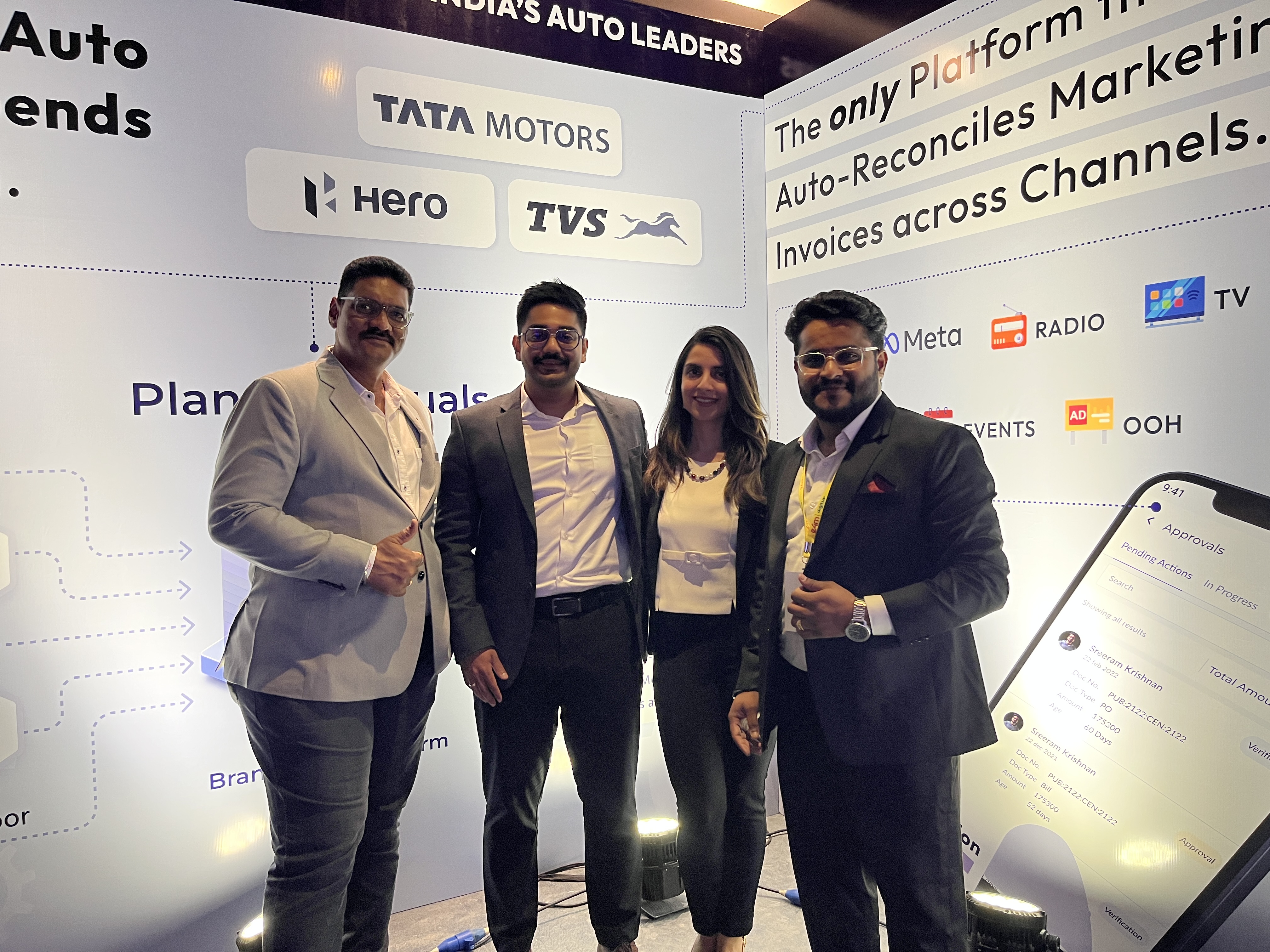 Brandintellé team at India’s Auto Leaders event