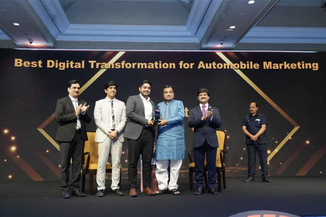 Brandintelle Marketing Platform Gets Best Digital Transformation for Auto Marketing From Shri Nitin Gadkari