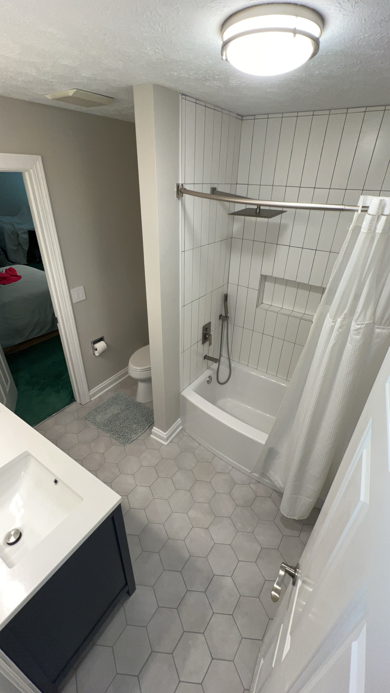 Custom Bathroom — Marshall University Staff — Custom Tiled Bathroom