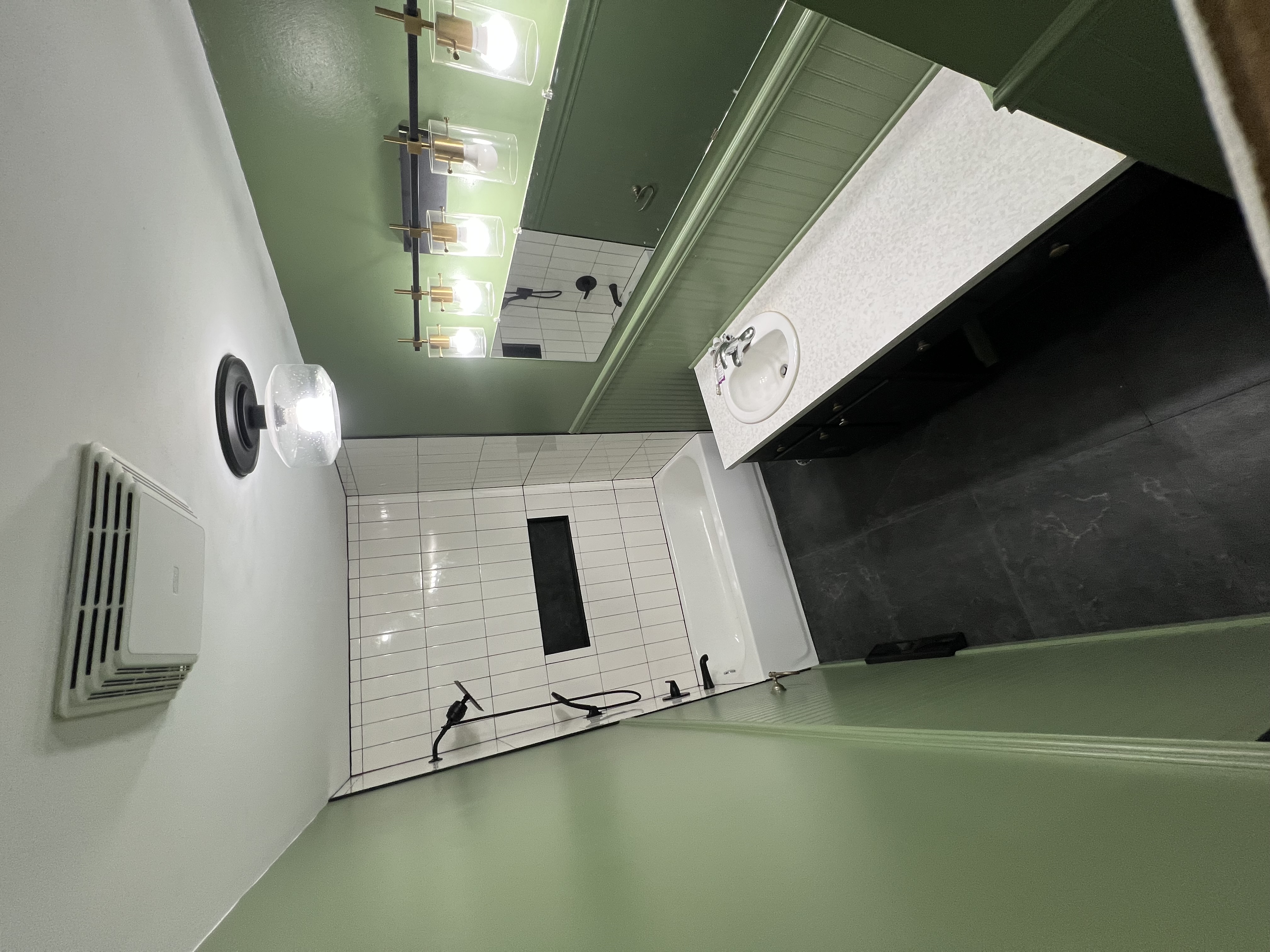 Custom Bathroom — Early Construction Owner — Custom Bathroom
