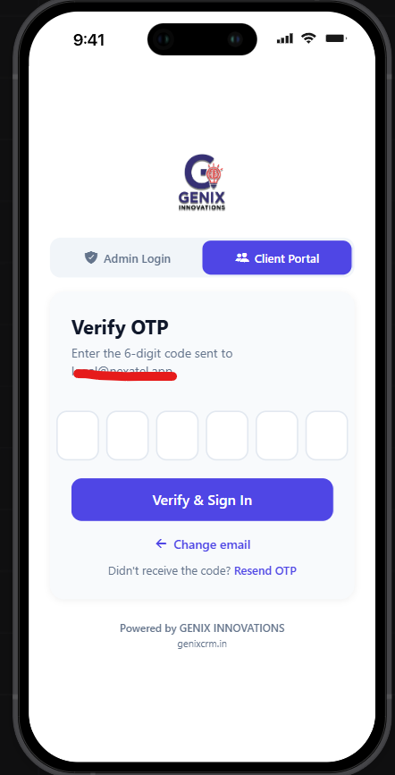 Secure OTP login