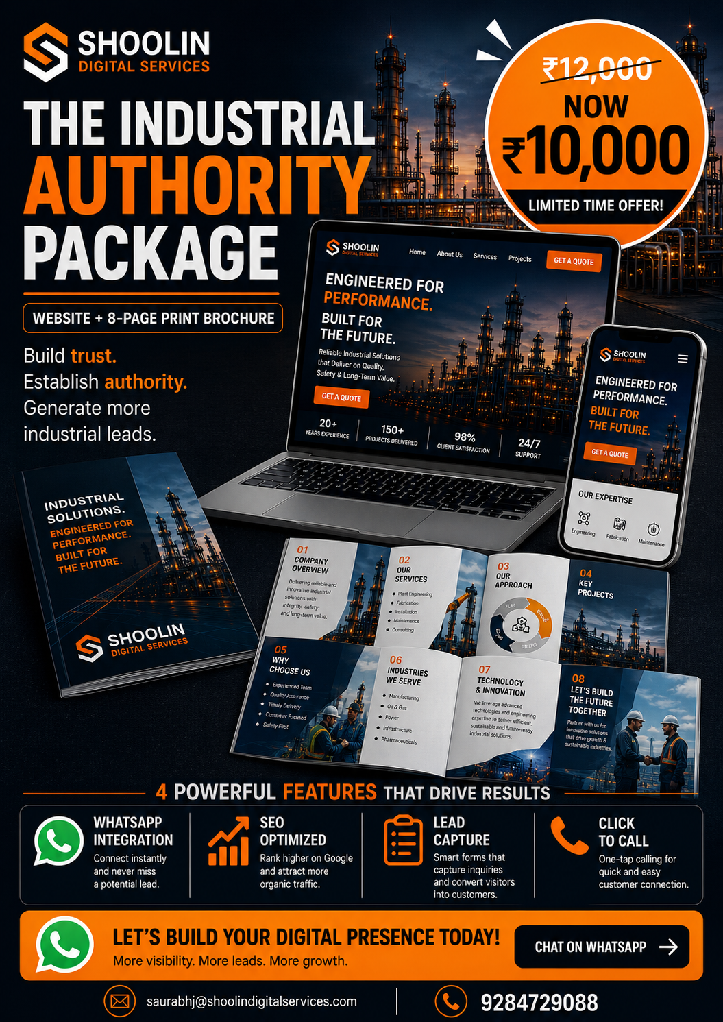 The Industrial Authority Package — ₹10,000 offer flyer