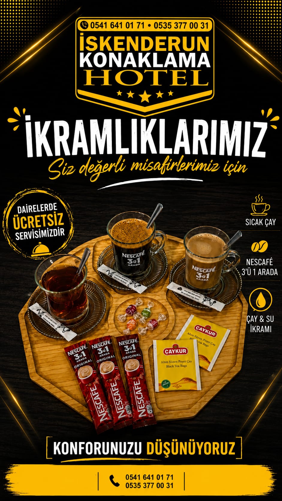 Ücretsiz İkramlıklarımız