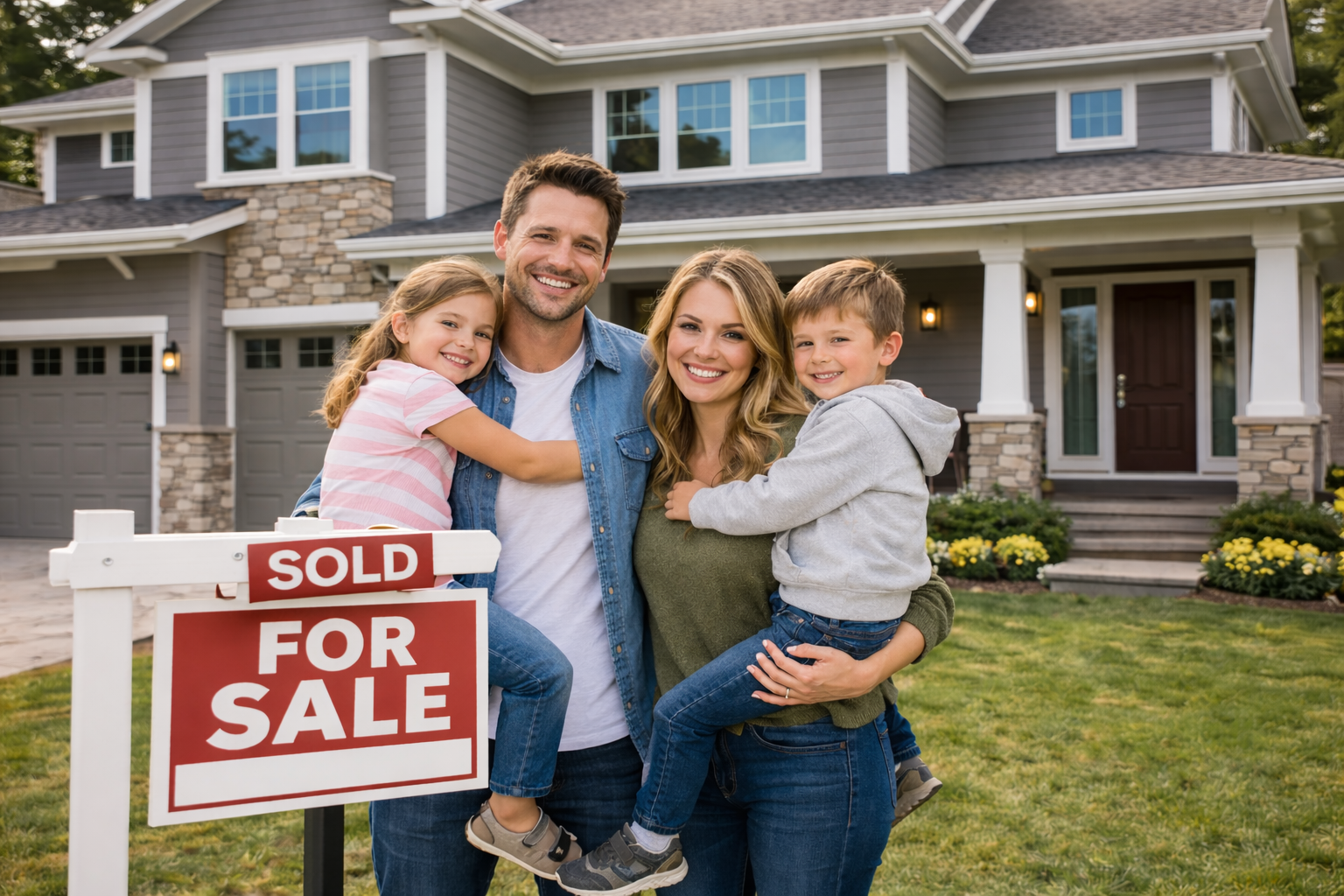 Happy homebuyers