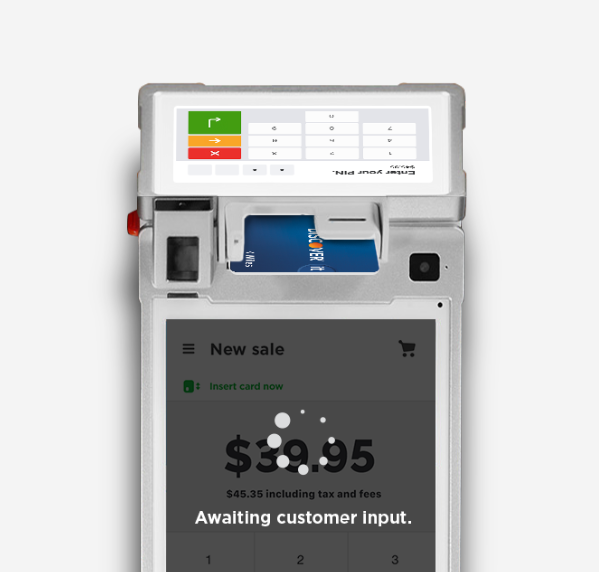 Merchant Solutions Corp PayAnywhere POS terminal with card insert