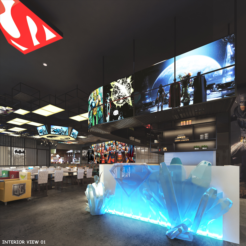 DC Super Heroes Cafe @ Takashimaya
