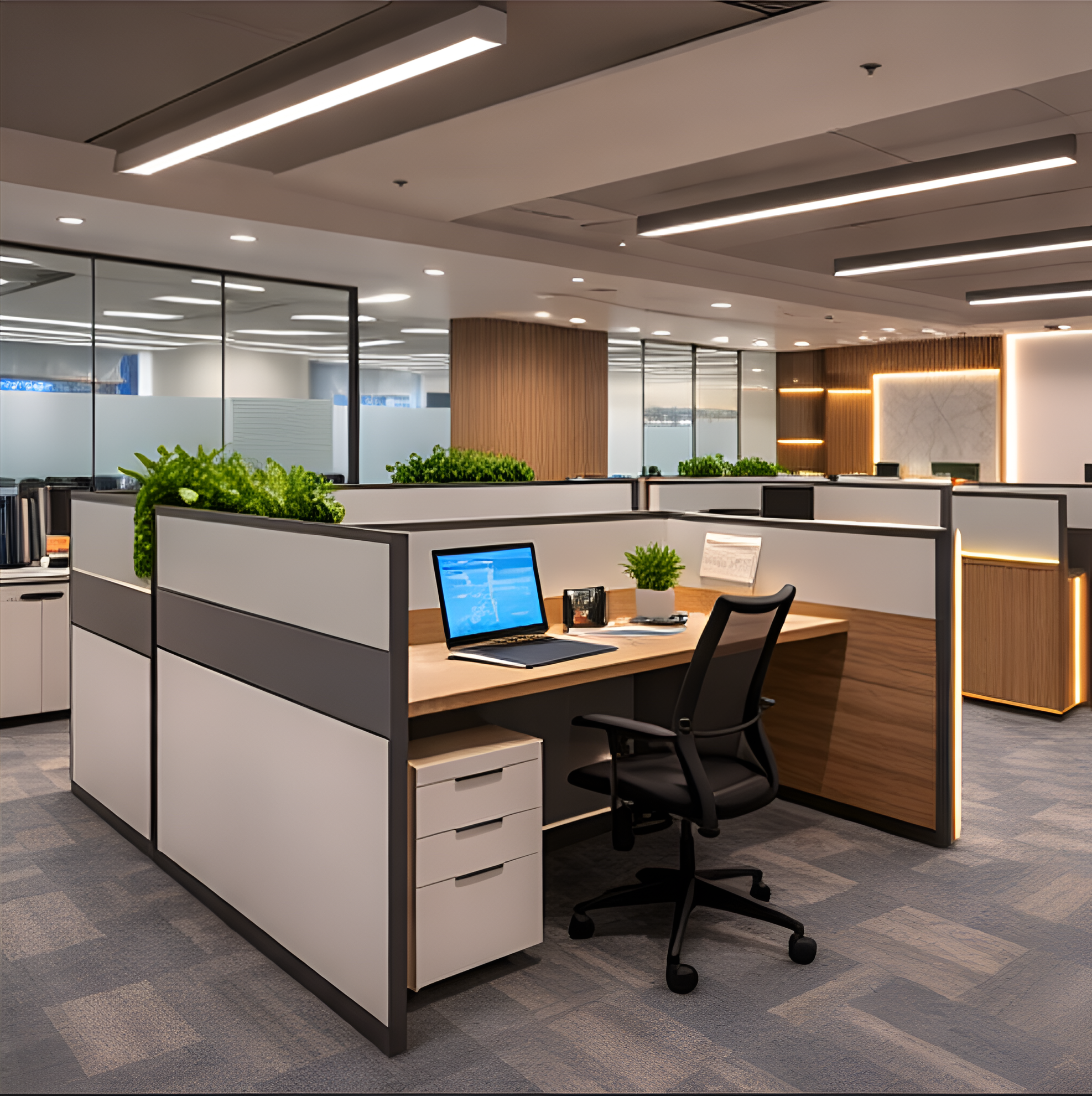SteelWorks Industries - Corporate Office - Office furniture installation photo 7 by Ezeefit Mumbai