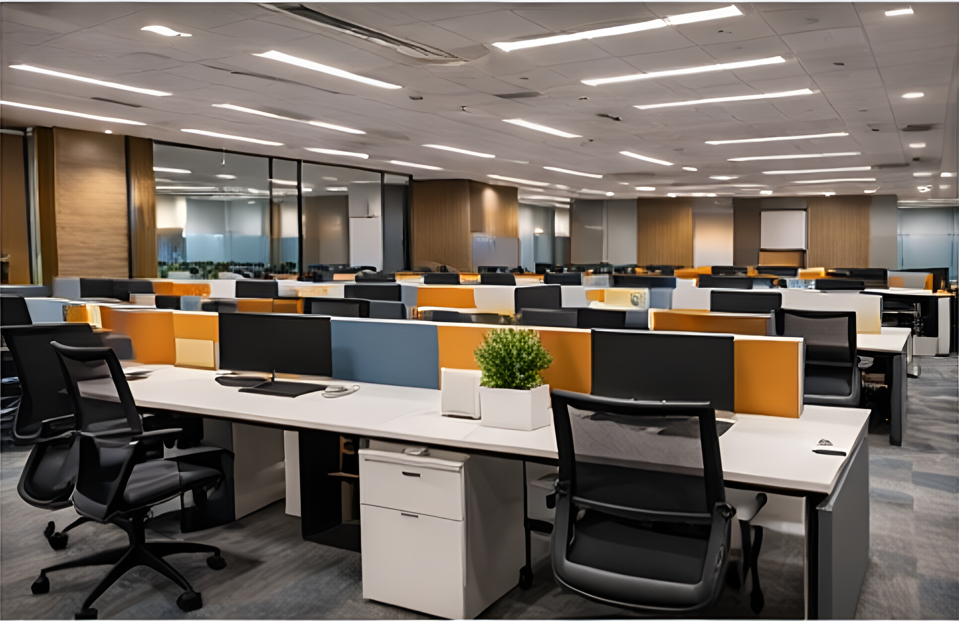 SteelWorks Industries - Corporate Office - Corporate office furniture project by Ezeefit Mumbai