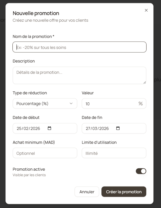 Marketing & Promotions