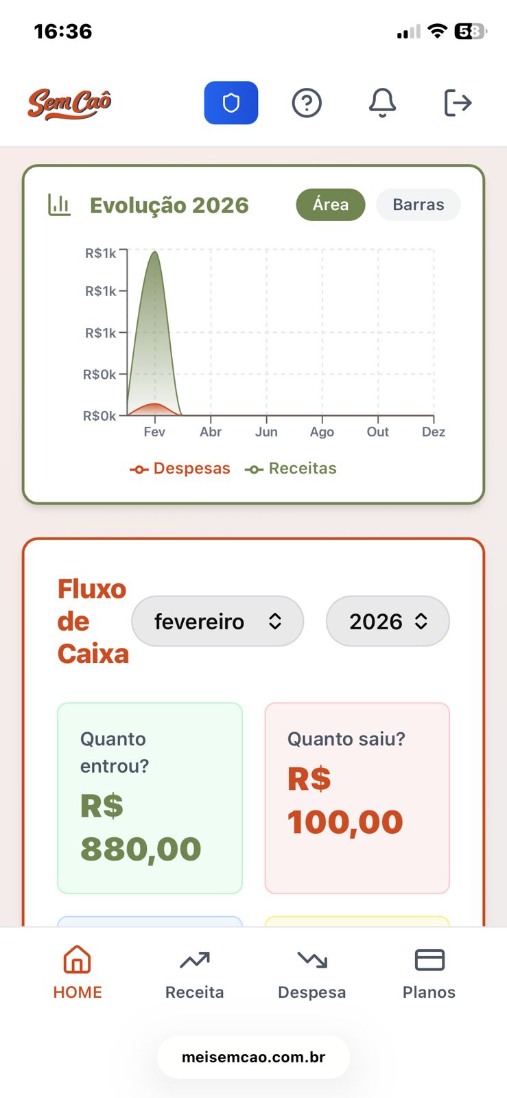Lançamentos Sem Caô