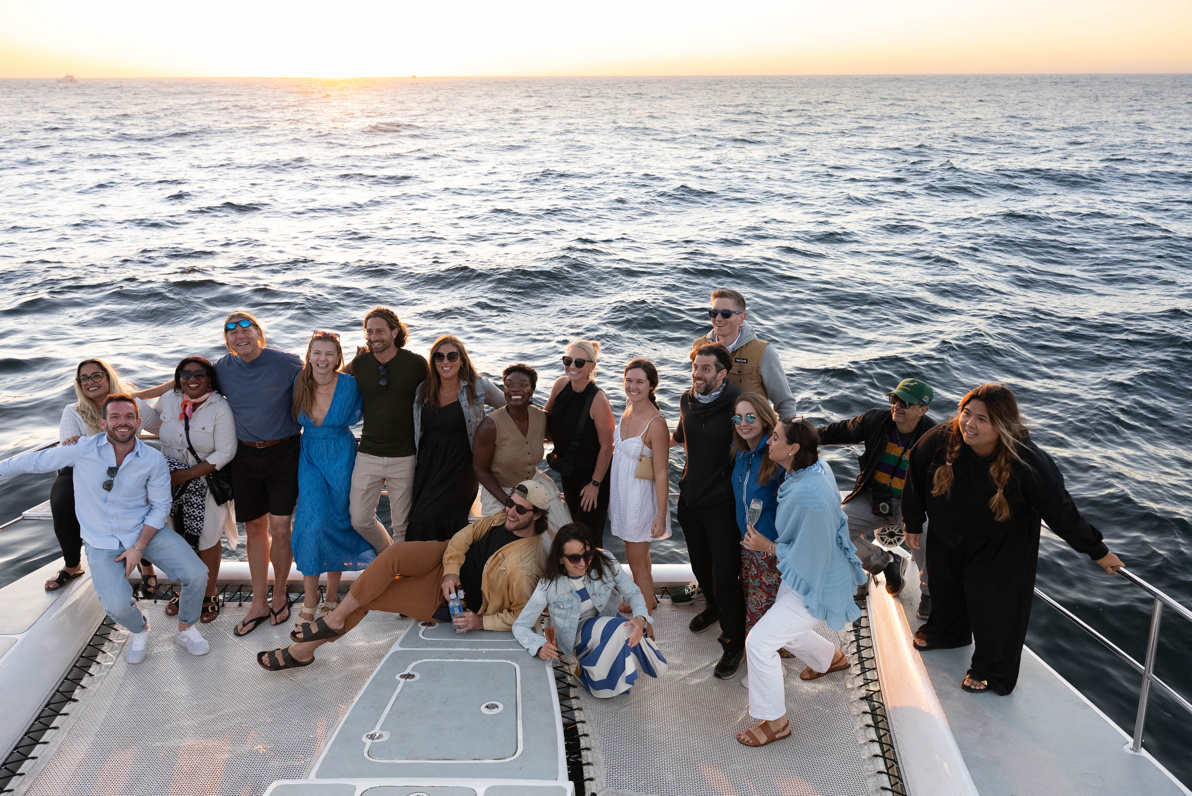 Work Wanderers sunset boat trip