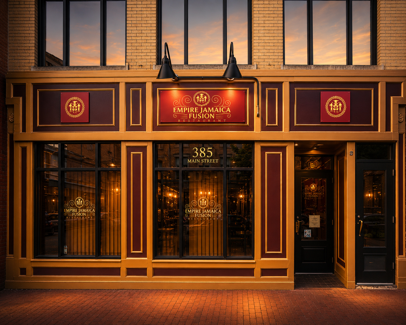 Empire Jamaica Fusion storefront on Main Street, Poughkeepsie