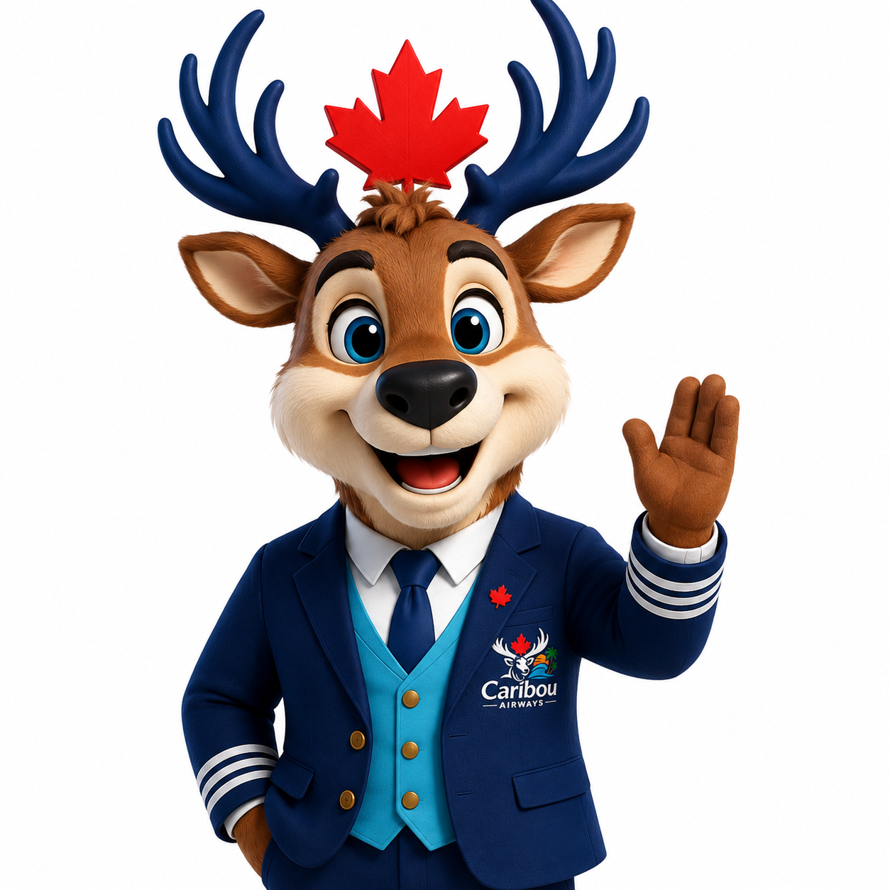 Bou — Caribou Airways mascot