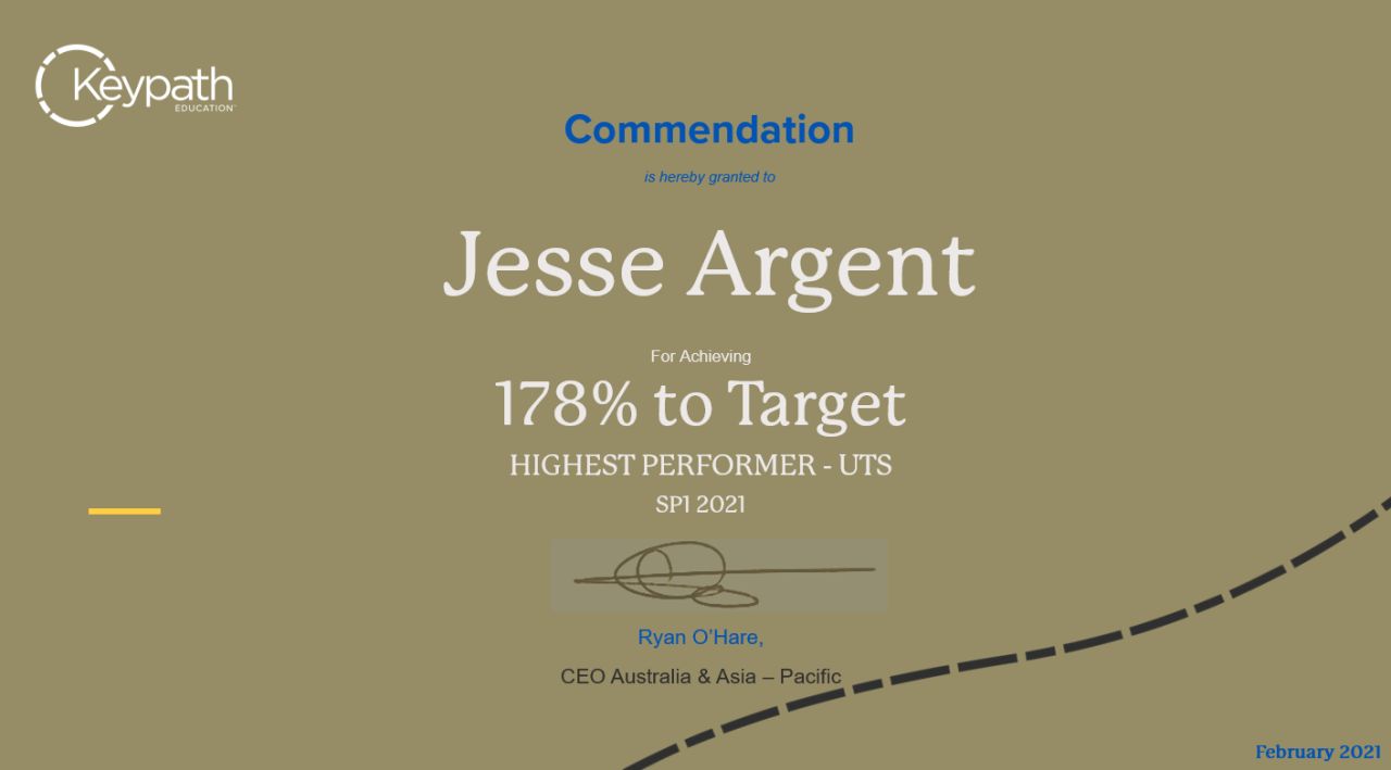 Highest Performer — UTS — Keypath Education