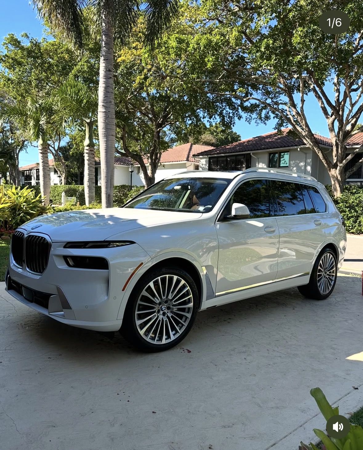 White BMW X7 Detailing