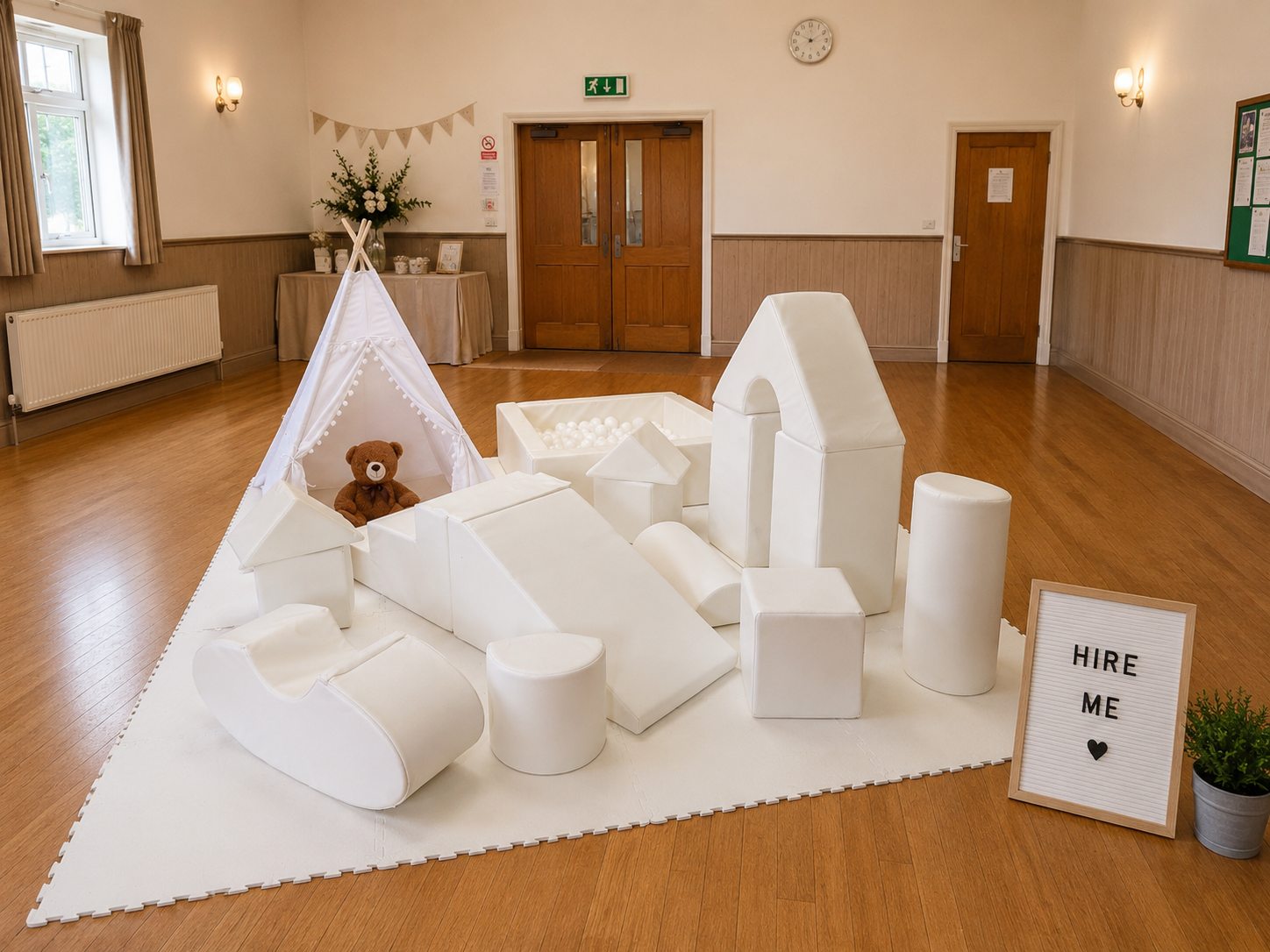 Luxury White Soft Play