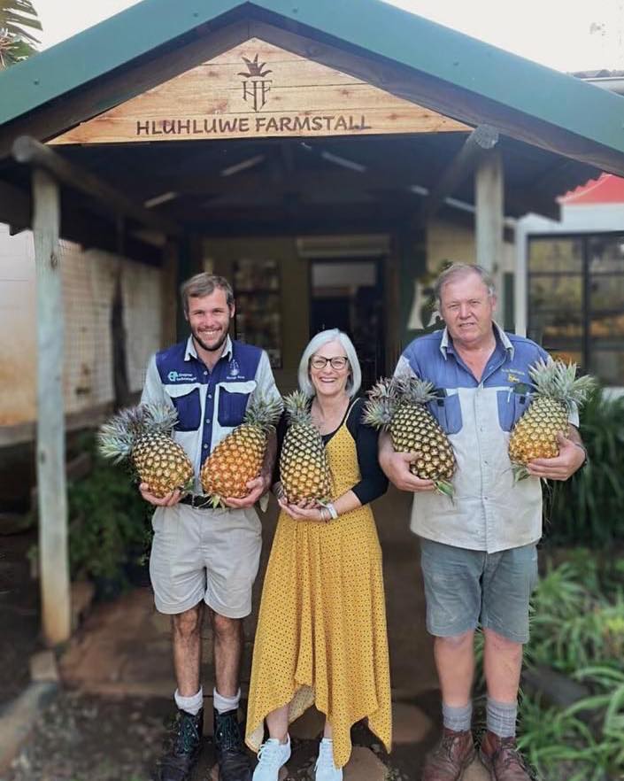 The Domleo family at Hluhluwe Farmstall