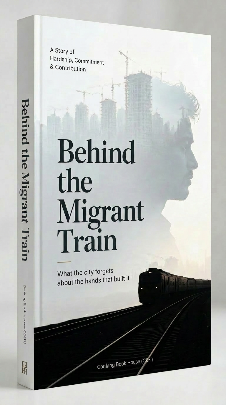 Behind the Migrant Train — A Story of Hardship, Commitment & Contribution cover