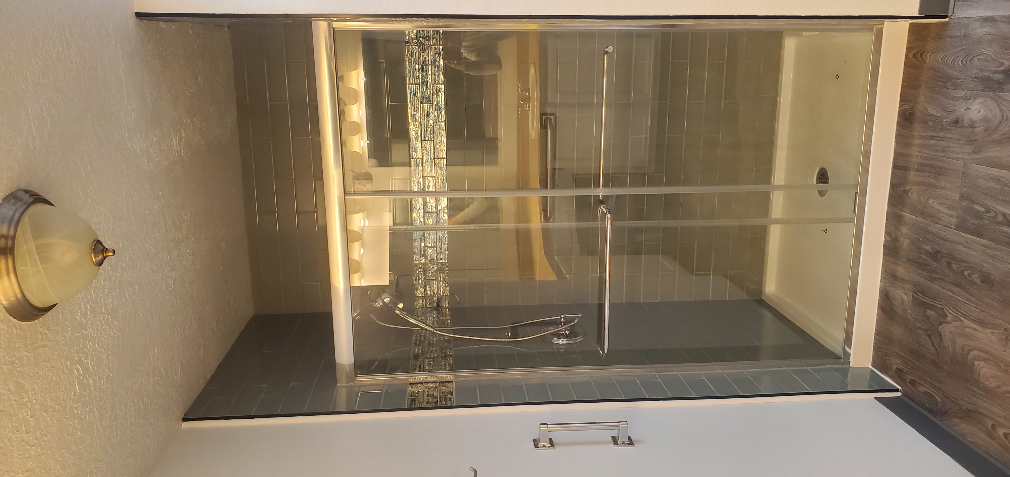 Finished Shower Enclosure