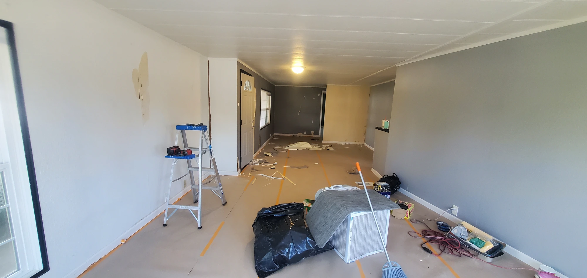 Painting In Progress — Living Areas